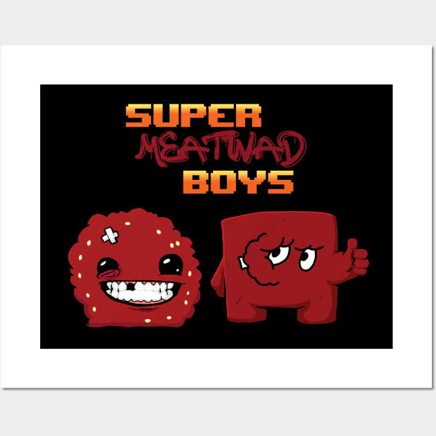 Super Meatwad Boys Wall Art by deadEYEZ